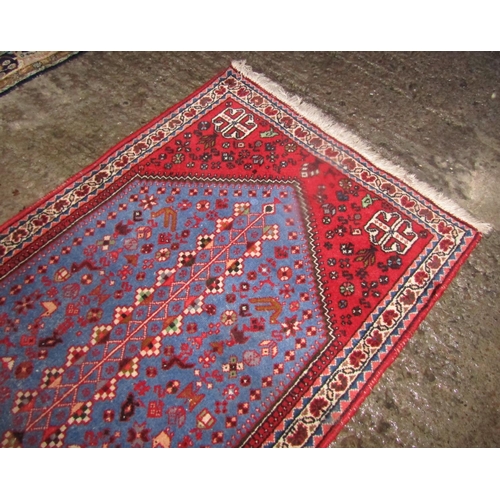 959 - Persian Abadeh Rug Pure Wool 6ft 8 Inches Long x 2ft 5 Inches Wide