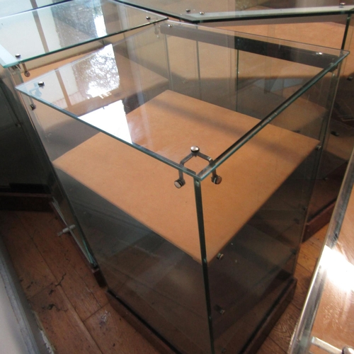 976 - Modern Jewellery Display Cabinet Burr Walnut Base Attractively Detailed Good Original Condition Appr... 