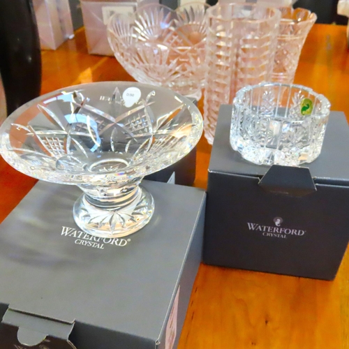 98 - Waterford Crystal Three Pieces Including Original Presentation Boxes and Wrapping as New