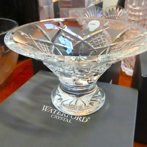 98 - Waterford Crystal Three Pieces Including Original Presentation Boxes and Wrapping as New