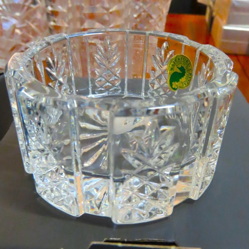 98 - Waterford Crystal Three Pieces Including Original Presentation Boxes and Wrapping as New