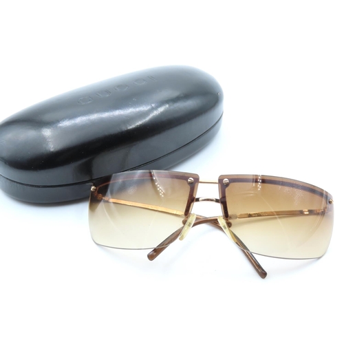 113 - Original Designer Gucci Sunglasses with Original Case