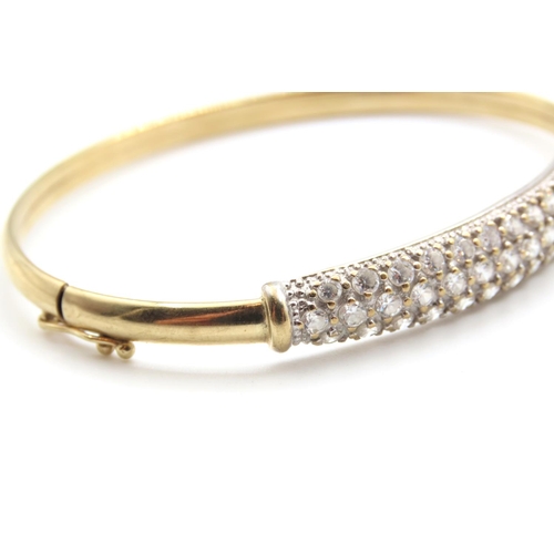 199 - Gemset Bracelet Set in 9 Carat Yellow Gold Inner Width 6.5cm