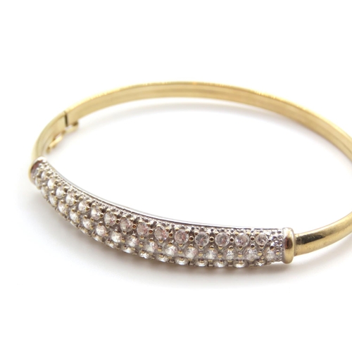 199 - Gemset Bracelet Set in 9 Carat Yellow Gold Inner Width 6.5cm