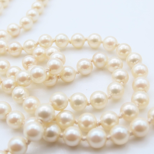 326 - Ladies Pearl Necklace 46cm Long As New Unworn