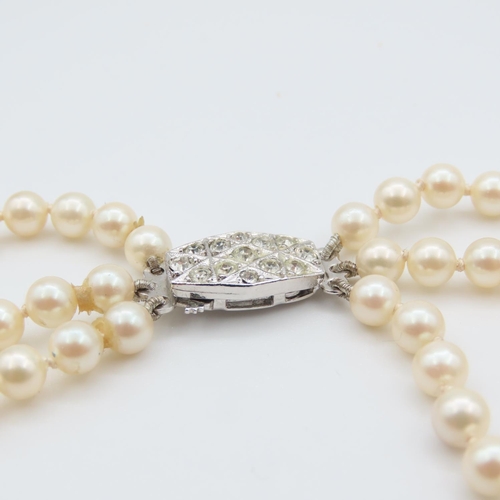 326 - Ladies Pearl Necklace 46cm Long As New Unworn