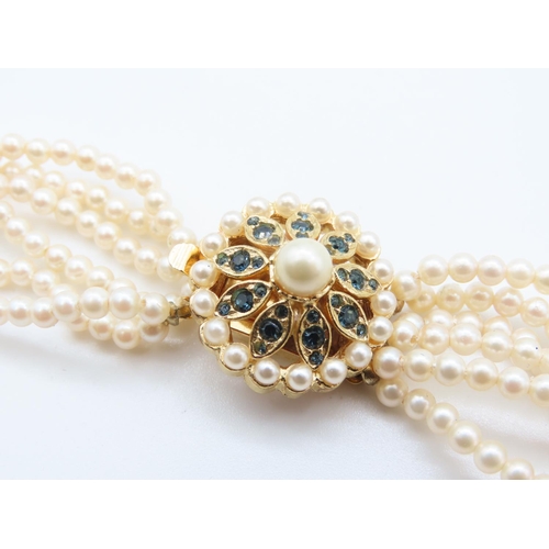328 - Ladies Pearl Necklace 40cm Long As New Unworn