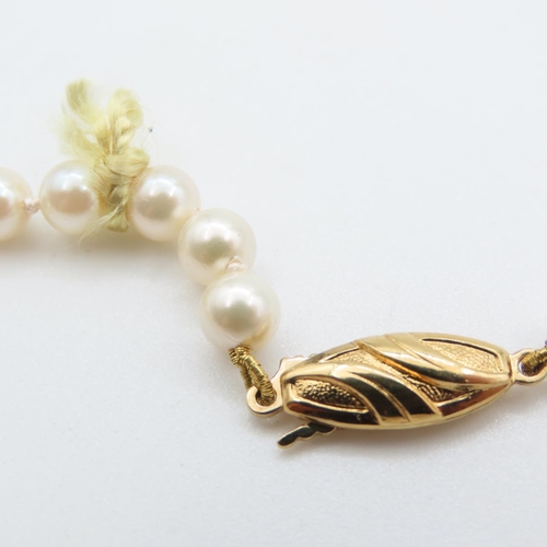 330 - Ladies Pearl Necklace 40cm Long As New Unworn