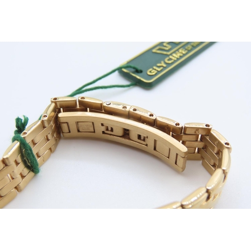 357 - Gold Plated Glycine of Switzerland Ladies Wristwatch As New Unworn Shop Tag Present