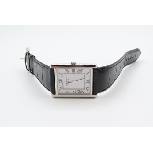 358 - Raymond Weil Gentleman's Wrist Watch Original Leather Strap As New As New Unworn Shop Tag Present