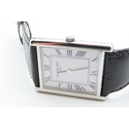 358 - Raymond Weil Gentleman's Wrist Watch Original Leather Strap As New As New Unworn Shop Tag Present