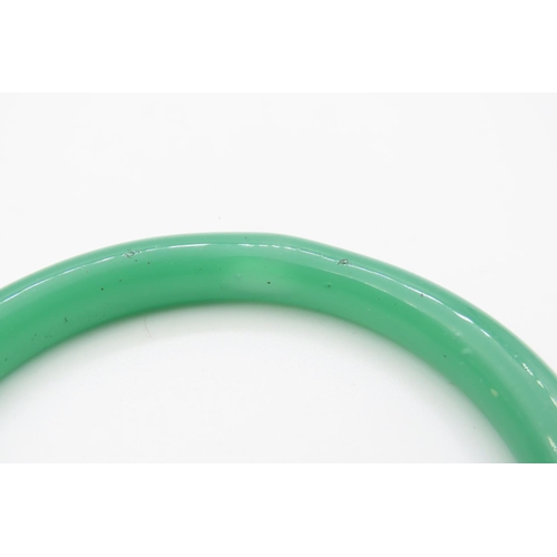 483 - Jade Bangle 7cm Wide