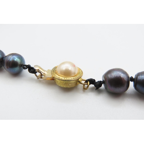 487 - Ladies Tahitian Pearl Necklace 45cm Long