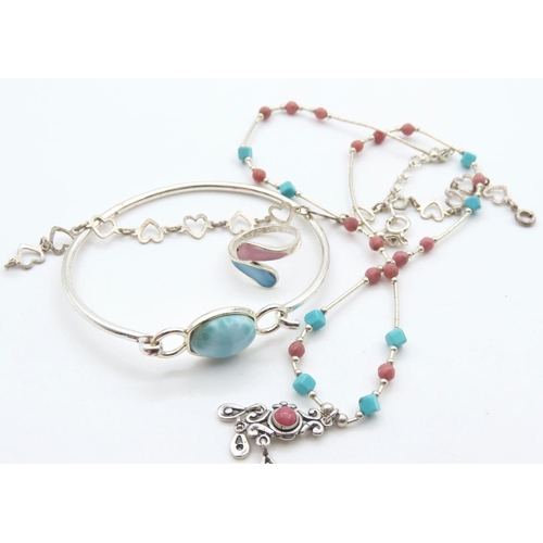 493 - Various Silver Jewellery Items as Photographed Vintage and Others