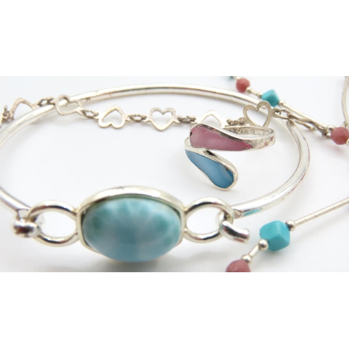 493 - Various Silver Jewellery Items as Photographed Vintage and Others