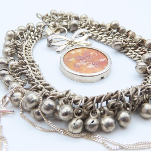 494 - Various Silver Jewellery Items as Photographed Vintage and Others