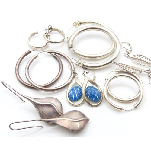 495 - Various Silver Jewellery Items as Photographed Vintage and Others