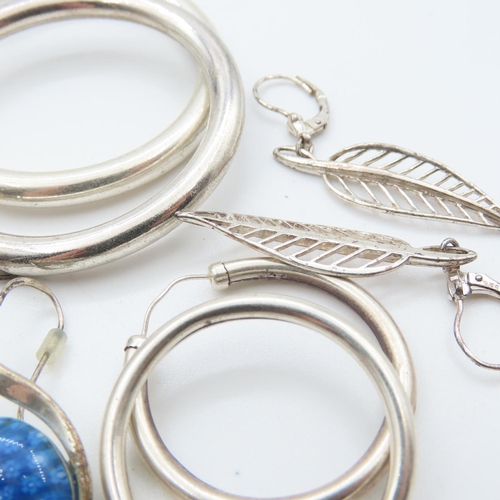 495 - Various Silver Jewellery Items as Photographed Vintage and Others
