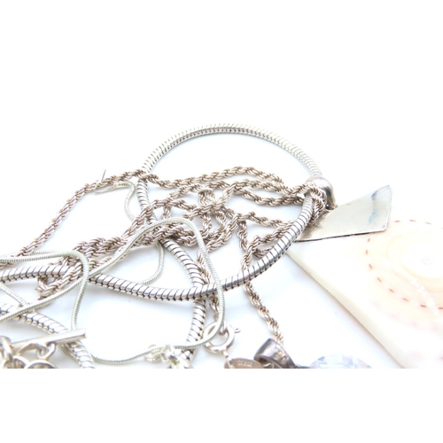 496 - Various Silver Jewellery Items as Photographed Vintage and Others