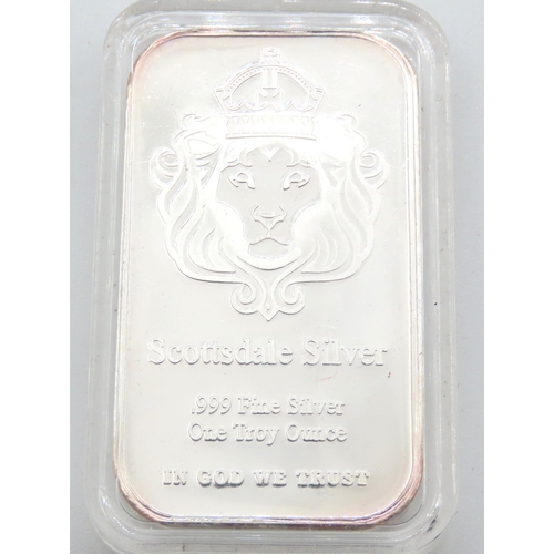 528 - 1 OZ .999 Fine Silver Ingot