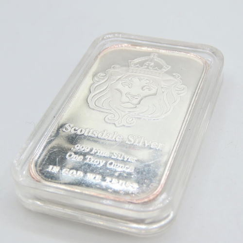 528 - 1 OZ .999 Fine Silver Ingot