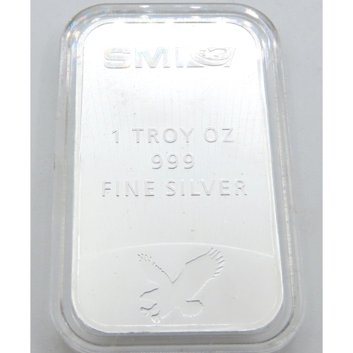 534 - 1 OZ .999 Fine Silver Ingot