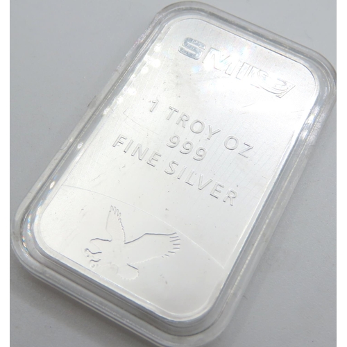 534 - 1 OZ .999 Fine Silver Ingot