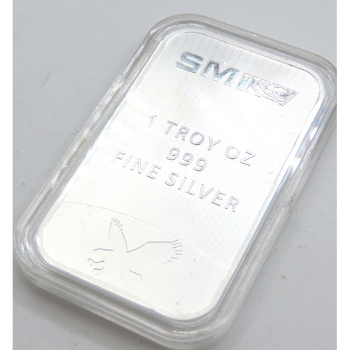 537 - 1 OZ .999 Fine Silver Ingot