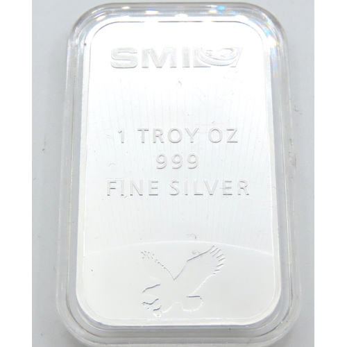 538 - 1 OZ .999 Fine Silver Ingot