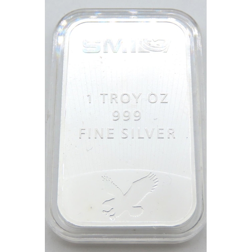 539 - 1 OZ .999 Fine Silver Ingot