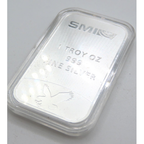 539 - 1 OZ .999 Fine Silver Ingot