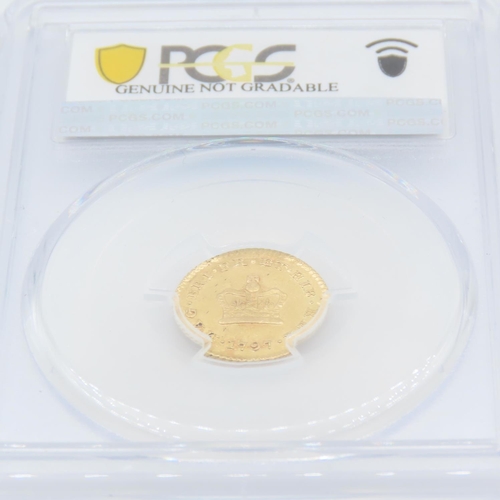 549 - Third Guinea 22ct Gold 2.7 Grams 1797 King George III Coin PCGS