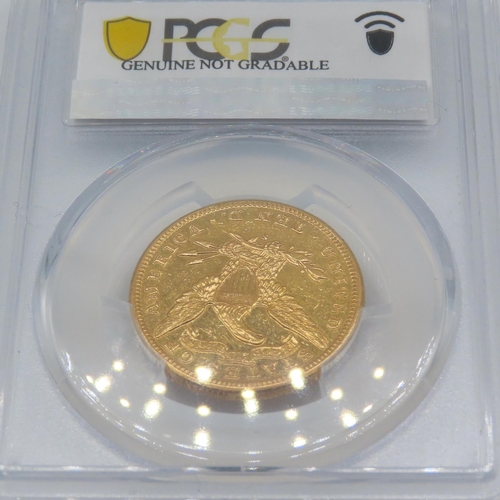 555 - 1900 Ten Dollar Gold Coin PCGS Graded 16.71g 90% AU