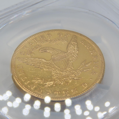 555 - 1900 Ten Dollar Gold Coin PCGS Graded 16.71g 90% AU