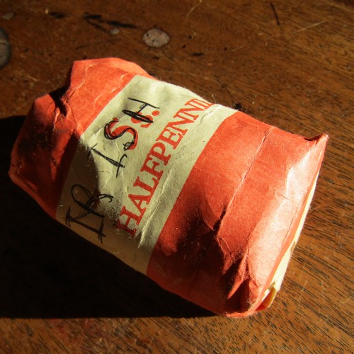 565 - Bag of Irish Half Pennies