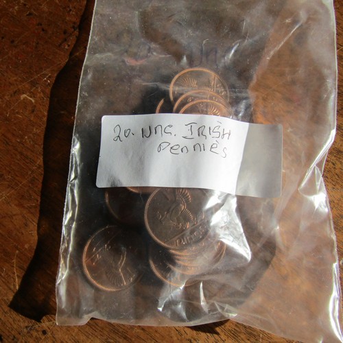 569 - Twenty Uncirculated Irish Pennies