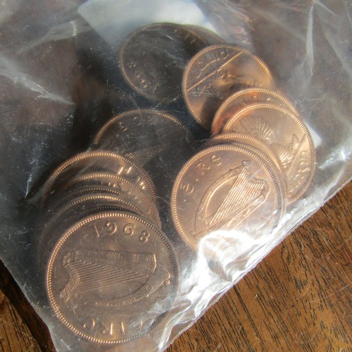 569 - Twenty Uncirculated Irish Pennies