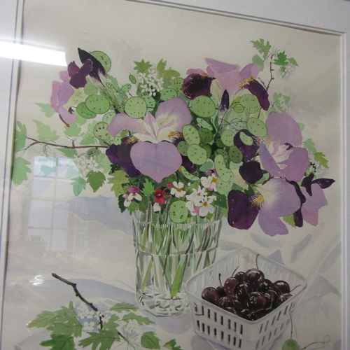 100 - Pauline Doyle Watercolour Still Life Signed and Dated 1988 21 Inches High x 17 Inches Wide Contained... 