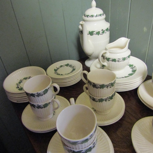 121 - Wedgewood Stratford Pattern Coffee and Tea Service Quantity as Photographed