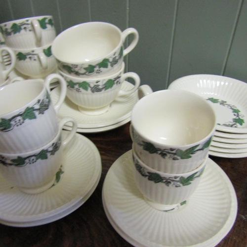 121 - Wedgewood Stratford Pattern Coffee and Tea Service Quantity as Photographed