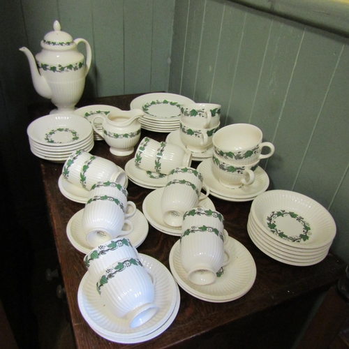 121 - Wedgewood Stratford Pattern Coffee and Tea Service Quantity as Photographed