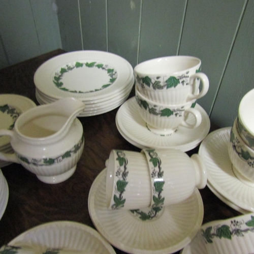 121 - Wedgewood Stratford Pattern Coffee and Tea Service Quantity as Photographed