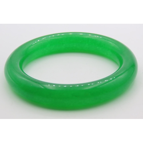 1452 - Jade Bangle Inner Width 6cm