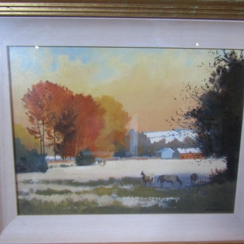 148 - John F Skelton Peach Supreme Kells County Meath Oil on Board 12 Inches High x 16 Inches Wide Signed ... 