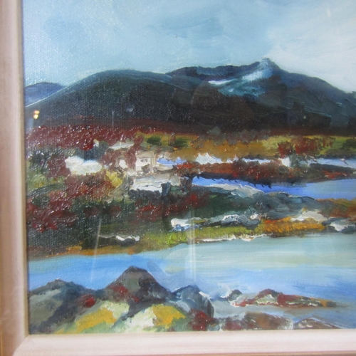 151 - Declan Marry Connemara Scene Oil on Canvas 8 Inches High x 9 Inches Wide Signed Lower Right