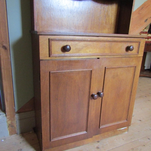 23 - Modern Dresser Mahogany Slim Narrow Form Approximately 32 Inches Wide