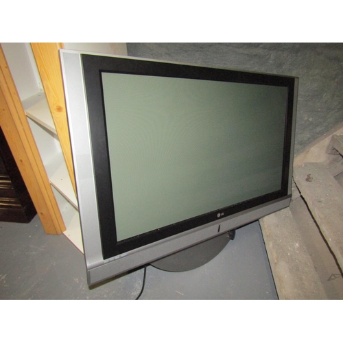 378 - LG Flatscreen TV with Wall Mounted Fitting Screen Approximately 50 Inches