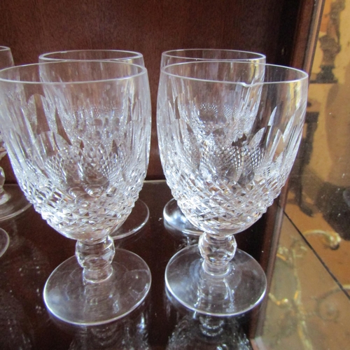 82 - Waterford Crystal Six Glasses Including Two Whiskey Tumblers