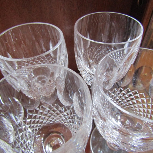 82 - Waterford Crystal Six Glasses Including Two Whiskey Tumblers