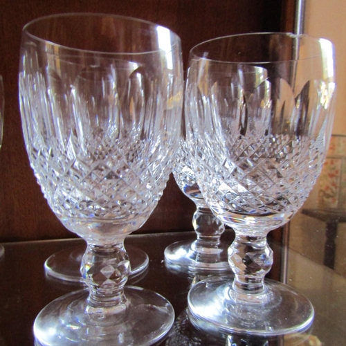 82 - Waterford Crystal Six Glasses Including Two Whiskey Tumblers